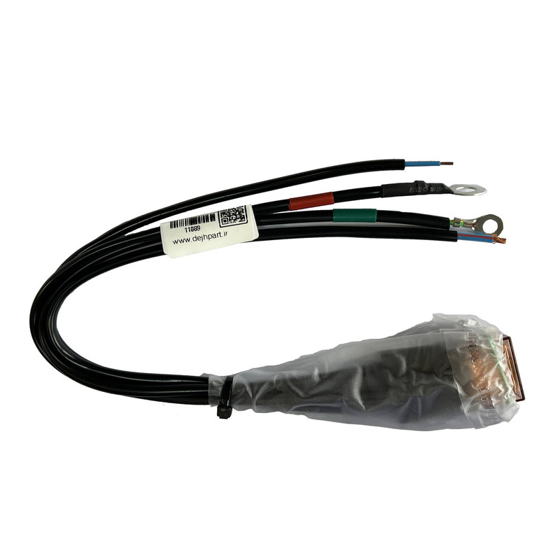 دسته سیم تقویت استارت پژو 405 کاور دار با رله  سیم  بلند نیم متری